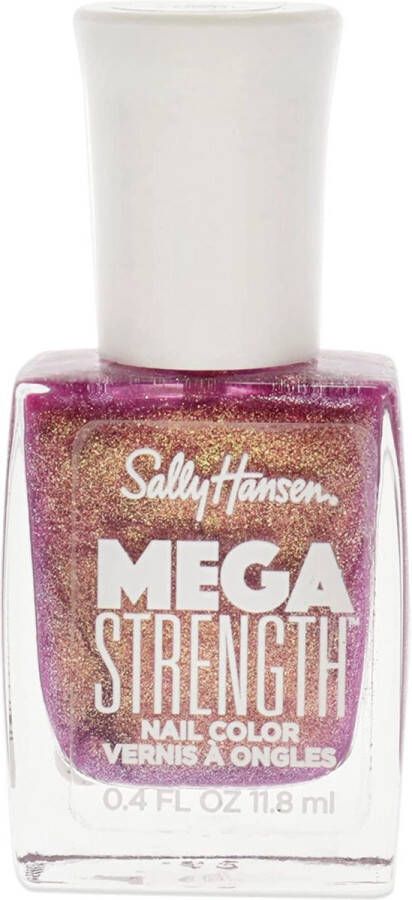 Sally Hansen Mega Strength Ultra Shine Nail 052 Small but Mighty Nagellak Roze Goud 11.8 ml