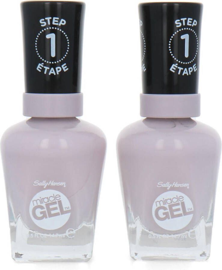 Sally Hansen Miracle Gel Nagellak 226 Get In Carnation (2 stuks)