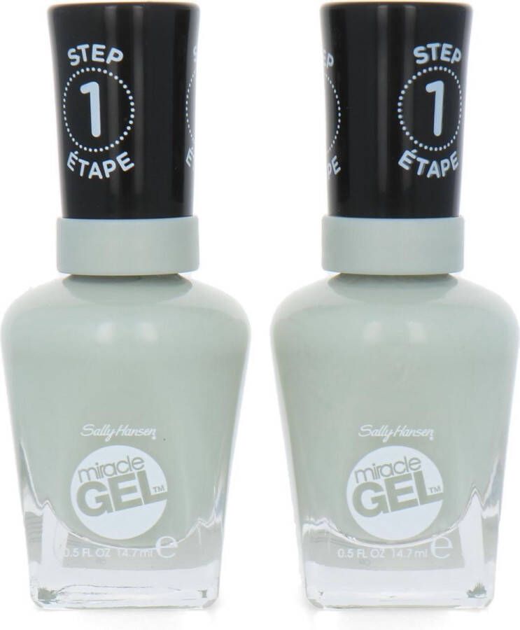 Sally Hansen Miracle Gel Nagellak 682 Like A Moss (2 stuks)