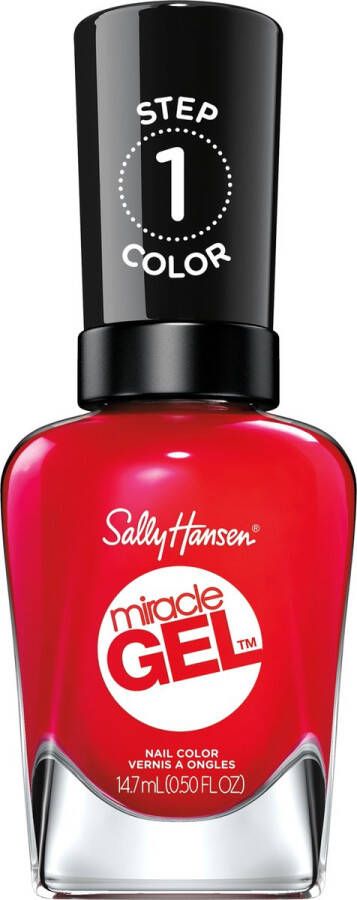 Sally Hansen Miracle Gel Nail Polish 439|470 Red Eye