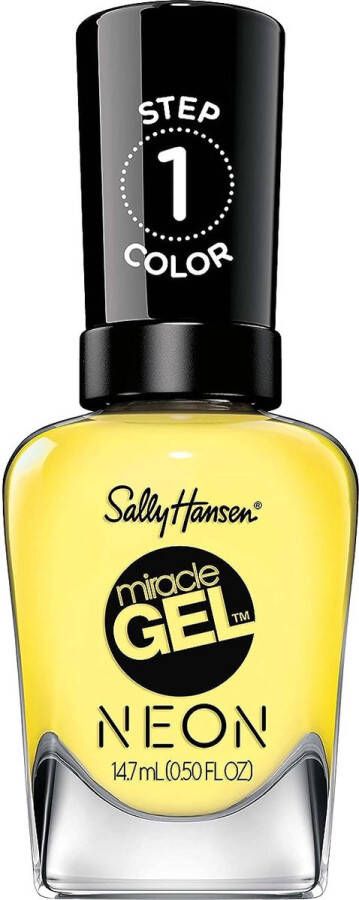 Sally Hansen Miracle Gel Neon Nagellak 884 Lemon Drop Pop