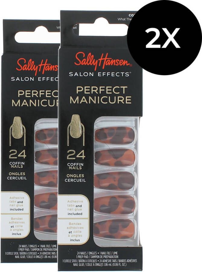 Sally Hansen Perfect Manicure 24 Coffin Nails (2 x ) What The Shell