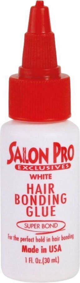 Salon Pro Anti-Fungus White Hair Bonding Glue 30 ml Hair extensions Braids Haarlijm Wit Pruiken lijm Weave Pruiken dames echt haar Haarstuk