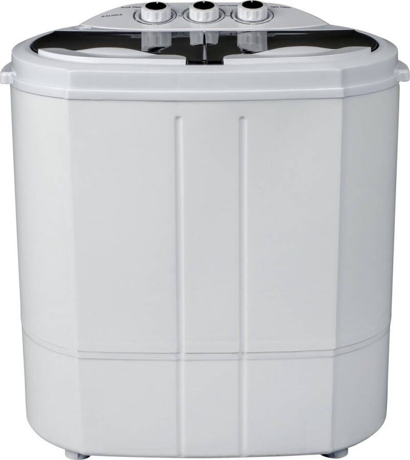 Salora WMR3700TWIN Mini wasmachine Compacte Wasmachine Kleine Wasmachine Mini Wasmachine met Centrifuge