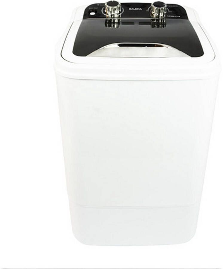 Salora WMR5350 Mini wasmachine Compact wasmachine Kleine wasmachine Studenten wasmachine Wit