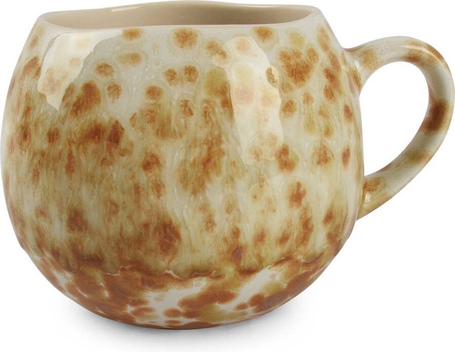 Salt&pepper Beker 46cl dotted amber Muggies
