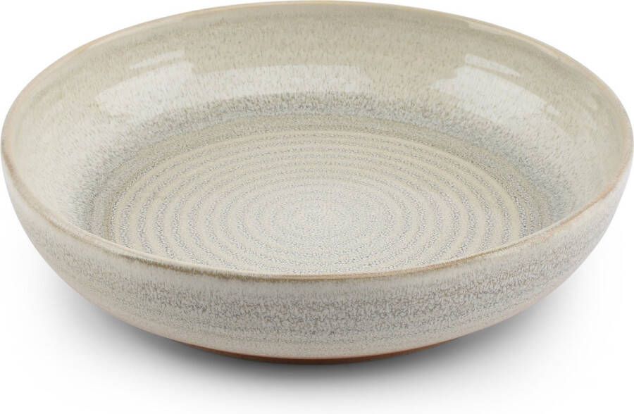Salt & Pepper Diep bord 23xH5cm beige Cameo (Set van 4)