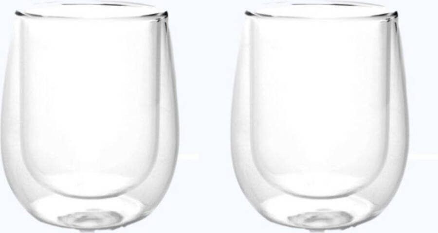 Salt & Pepper espressokop (90ml) dubbelwandig Paris (set van 2)
