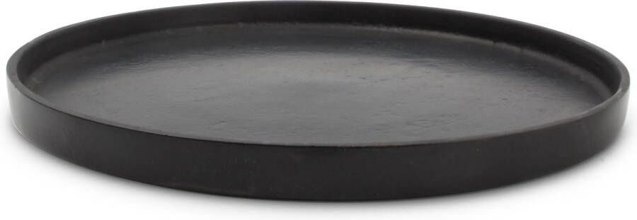 Salt&pepper Sierschaal 25xH1 5cm zwart Palace