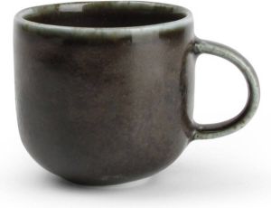 Salt&pepper STUDIO URBAN espressokop en schotel Ebony (set 4)