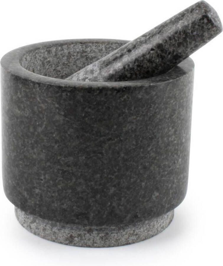 Salt&pepper Vijzel met Stamper Graniet Grind 14 x H12 cm