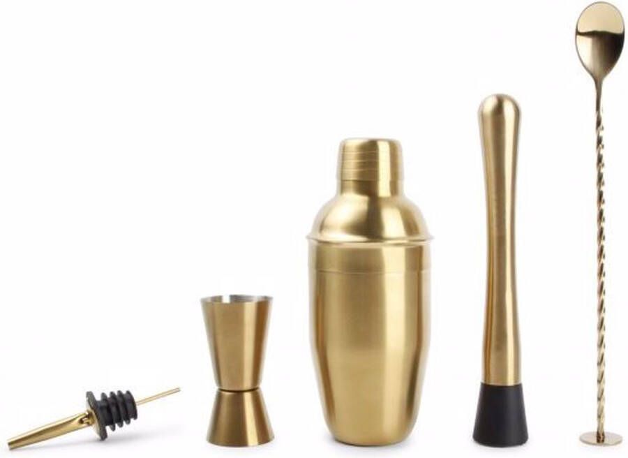 Salt and Pepper Salt & Pepper Cocktailset Bar Goud 7 delige set