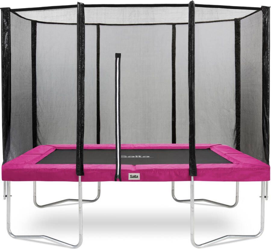 Salta Trampoline Combo 214 x 153 cm met Veiligheidsnet Roze