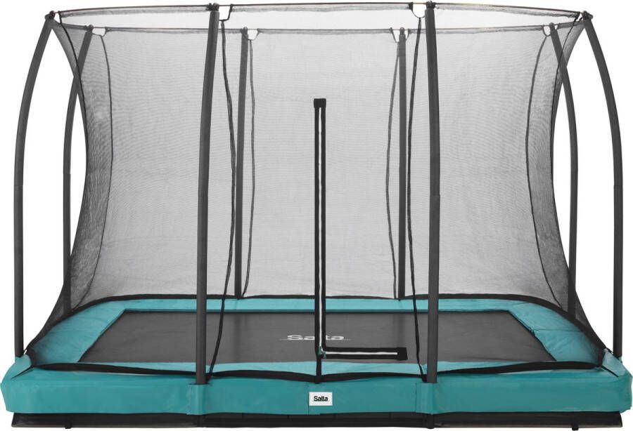 Salta Comfort Edition Ground inground trampoline met veiligheidsnet 305 x 214 cm Groen