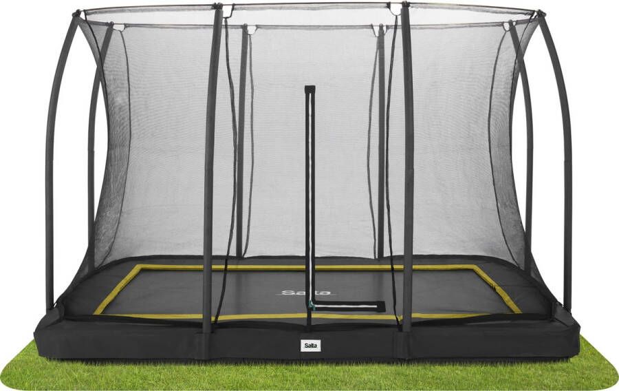 Salta Comfort Edition Ground inground trampoline met veiligheidsnet 305 x 214 cm Zwart