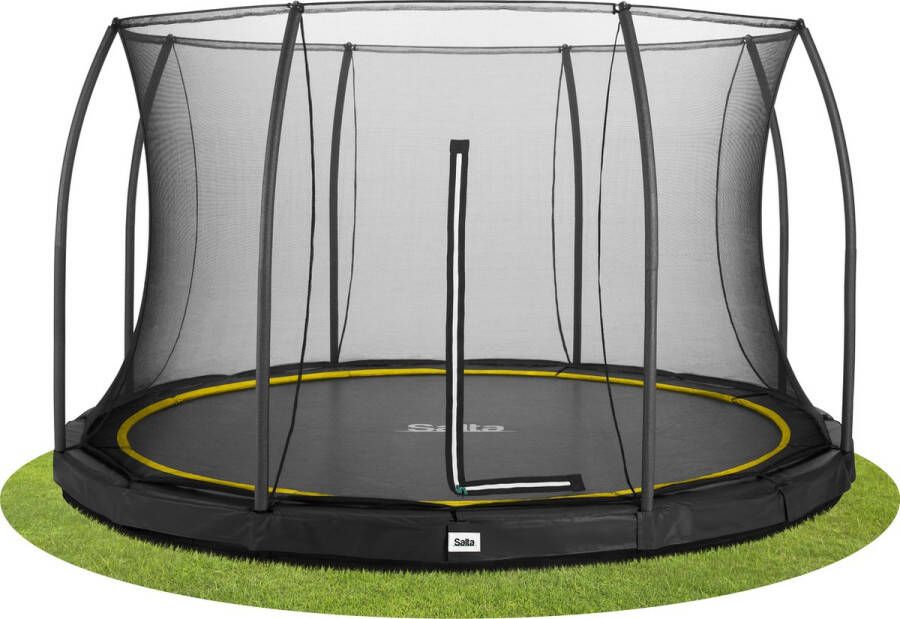 Salta Comfort Edition Ground inground trampoline met veiligheidsnet ø 366 cm Zwart