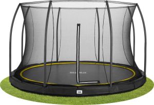 Salta Comfort Edition Ground inground trampoline met veiligheidsnet ø 396 cm Zwart
