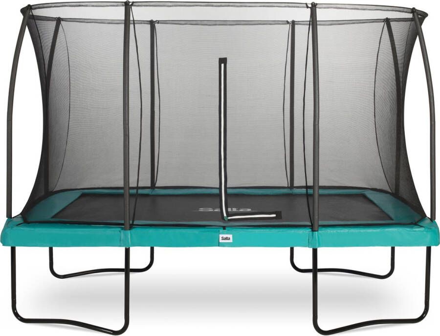 Salta comfort edition trampoline rechthoek 366x244cm (Kleur rand: groen)