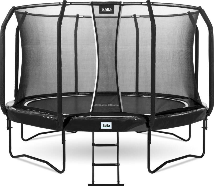 Salta first class trampoline rond met veiligheidsnet (Diameter: 366 cm Kleur rand: zwart)