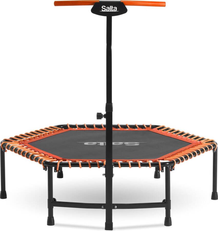Salta Fitness trampoline met handvat ø 128 cm Oranje