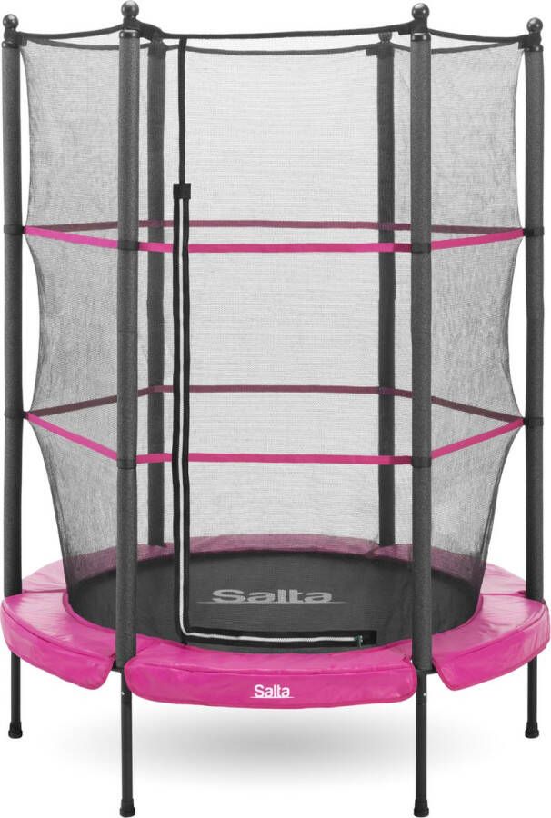 Salta Junior Trampoline met veiligheidsnet ø 140 cm Roze