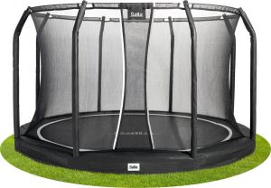 Salta Premium Ground inground trampoline met veiligheidsnet ø 251 cm Zwart