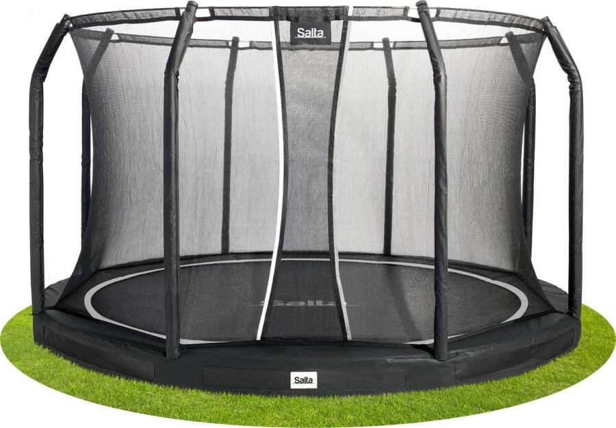 Salta Premium Ground Inground trampoline met veiligheidsnet ø 305 cm Zwart