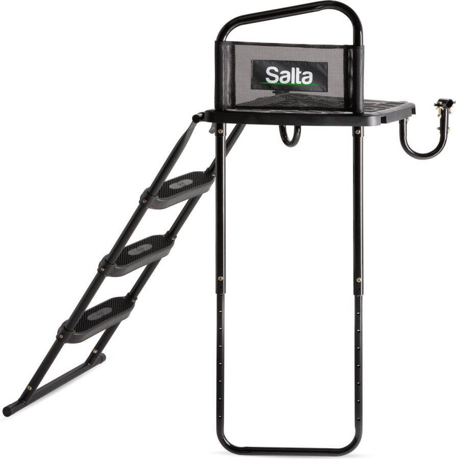Salta Trampoline Platform + Ladder XL Verstelbaar platform met trampoline ladder Universeel Voor trampolinehoogte 95 108 cm
