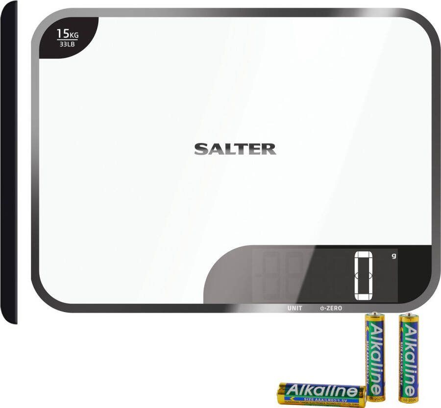 Salter 15 kg Max hakplank digitale keukenweegschaal