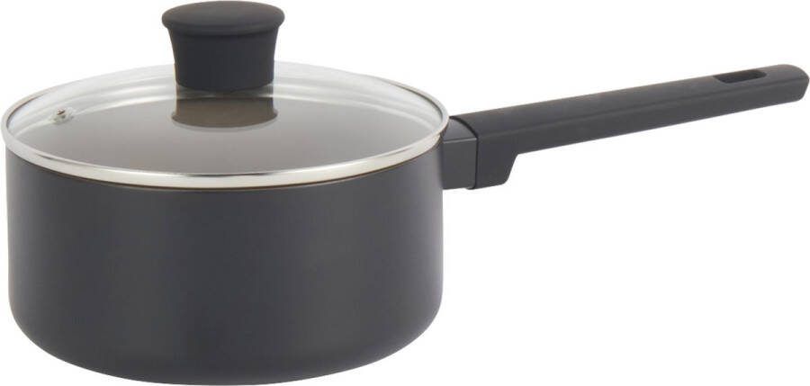 Salter 16 cm steelpan keramisch gerecycled aluminium behuizing met niet-klevende inductie met deksel
