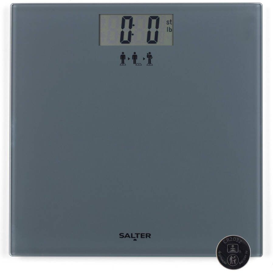 Salter Bathroom Scale Add & Weigh voor baby's Huisdieren Bagage Easy Read LCD-display