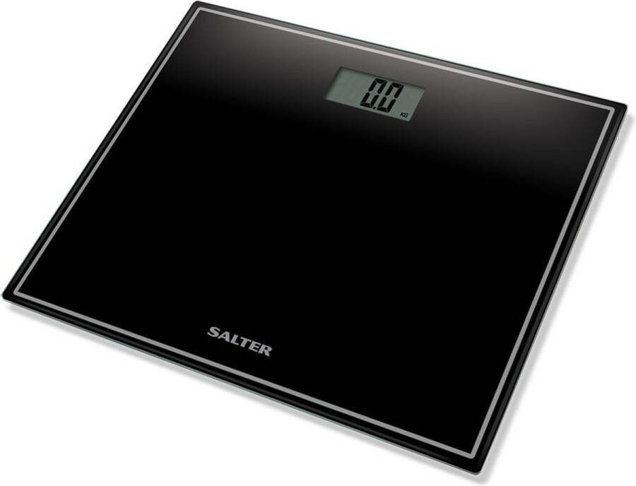 Salter Compact glazen elektronische badkamerweegschaal Wit