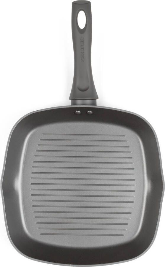 Salter Cosmos 28cm Grill Pan -niet-klevend Vaatwasser veilig vierkante koekenpan PFOA vrij Soft Touch handvat