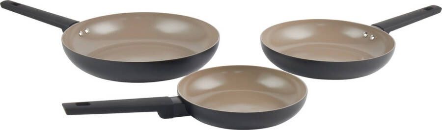 Salter frituurpan set 3-delige 20 24 28 Aluminium Body Non-Stick Induction Safe