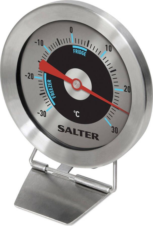 Salter Koelkast Thermometer – Koelkast Vriezer – Direct aflezen – Roestvrij staal