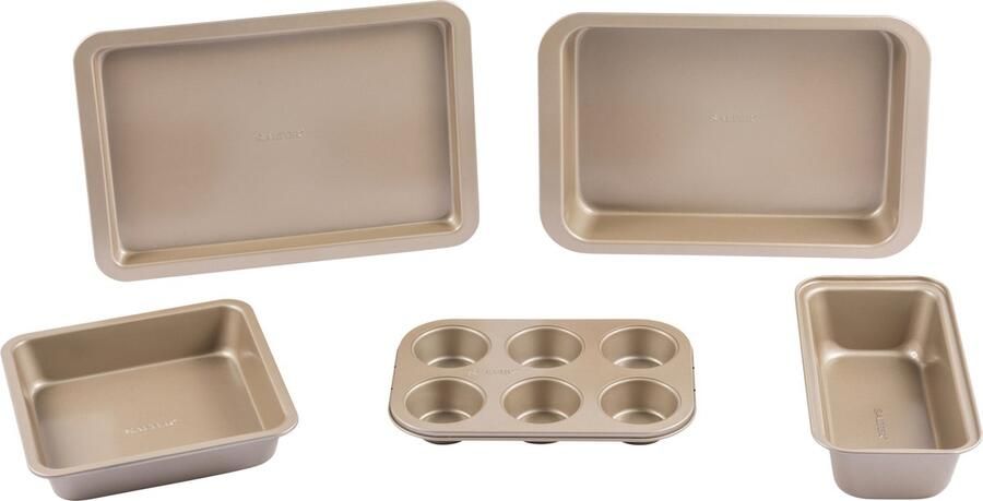 Salter bakes bakkersset 5-delige laden Non-Stock oven Safe for Baking Gold