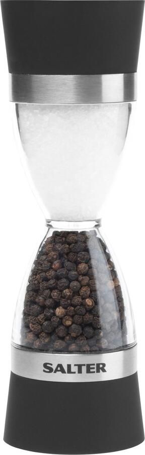 Salter Mechanical Salt Pepper Mill 2-in-1 dubbelzijdige verstelbare maalmethode Compact