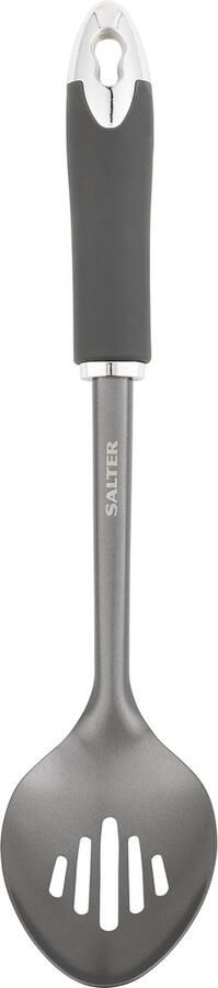 Salter Spoofstrainer met zoute sleuven serveren kookgerei Easy Clean Cosmos Matte Grey