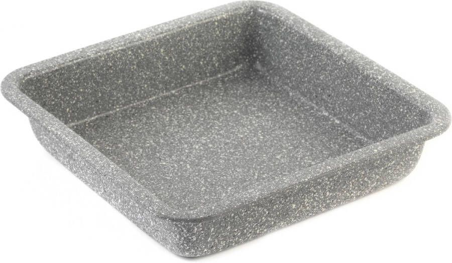 Salter Square Baking Brownie Pan Non-Stick Marble Collectie 23cm koolstofstaal