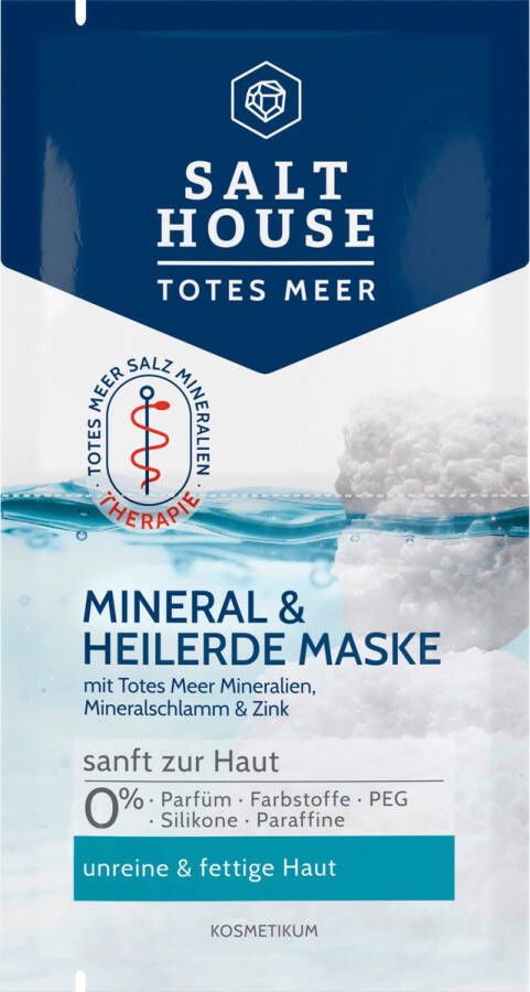 Salthouse Gezichtsmasker Dode Zee Therapie Mineral & Healing Earth 14 ml