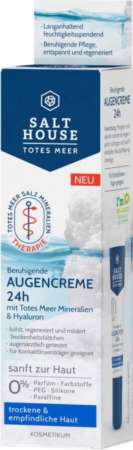 Salthouse Oogcrème met Dode Zee-mineralen & Hyaluronzuur 15 ml