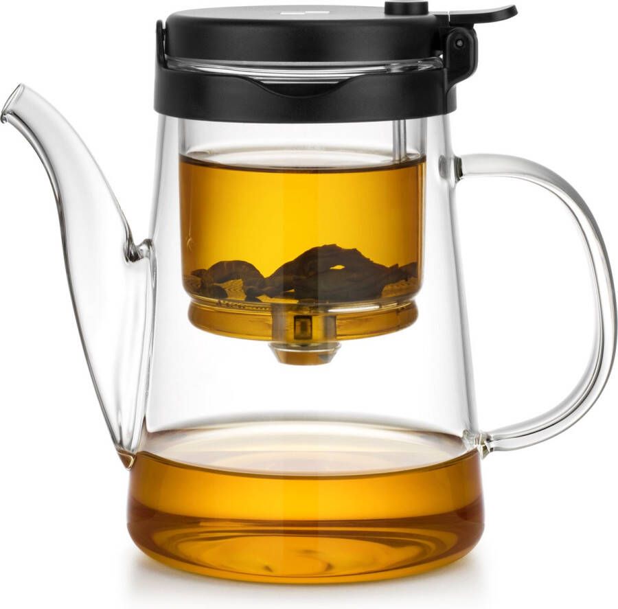 Samadoyo Piaoyi Theekan met doorloopfilter 750ml Glas