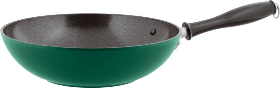Sambonet 1965 Vintage Quarzo Nero wokpan ø 28cm (Kleur: groen)