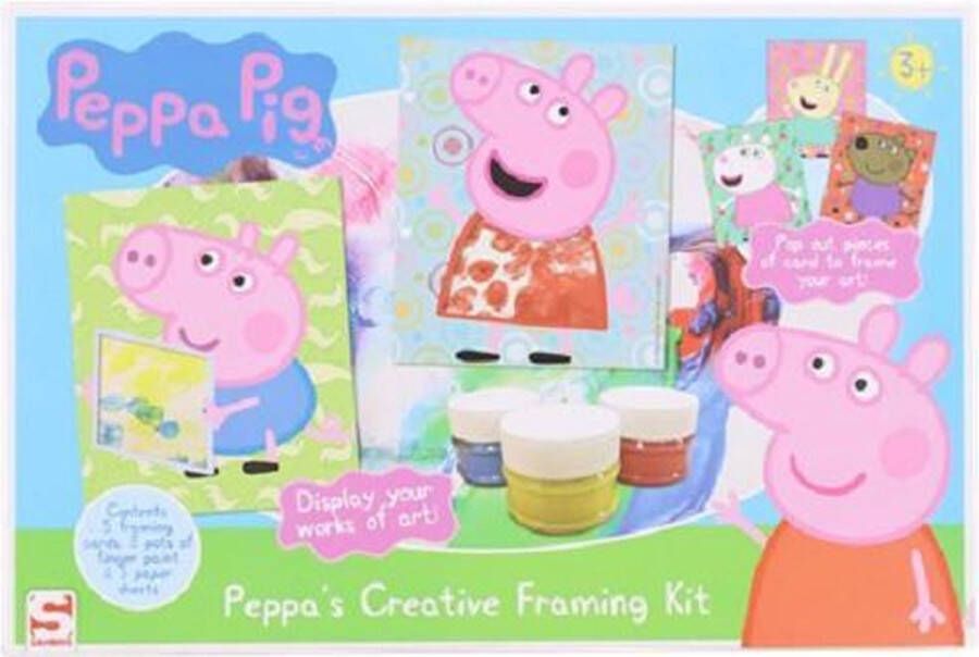 Sambro Peppa Pig vingerverf set kids peuters knutsel kinder kunstwerk