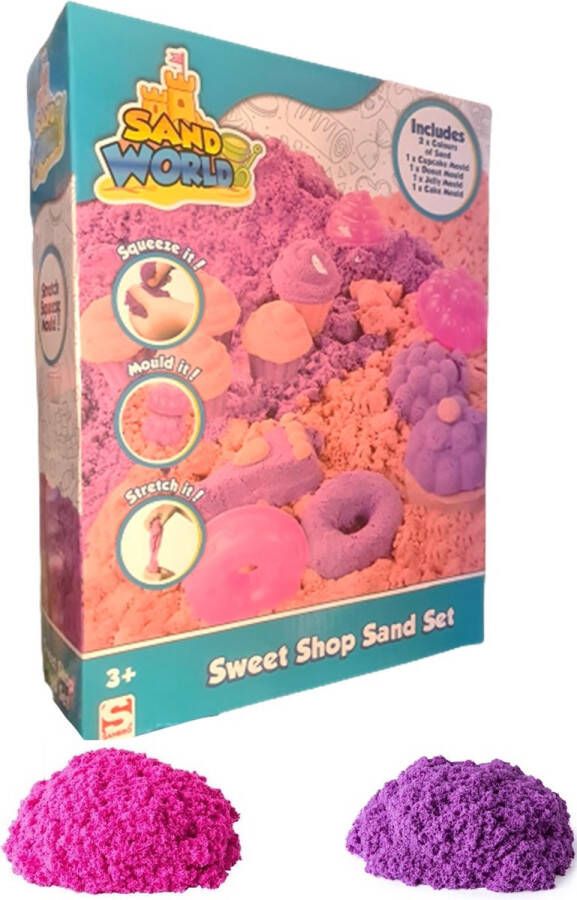 Sambro Sand World Magic Sand Roze Paars Speelset speelzand