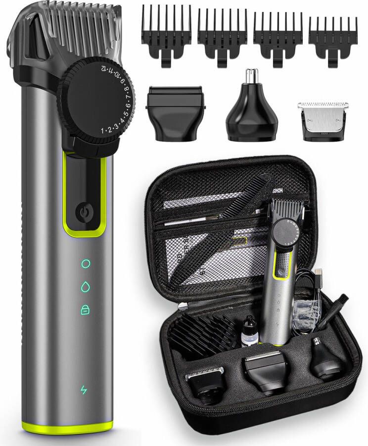 Samillion Baardtrimmer Mannen Trimmer voor mannen Trimmer Baard en Lichaam Haartrimmer mannen Trimmer