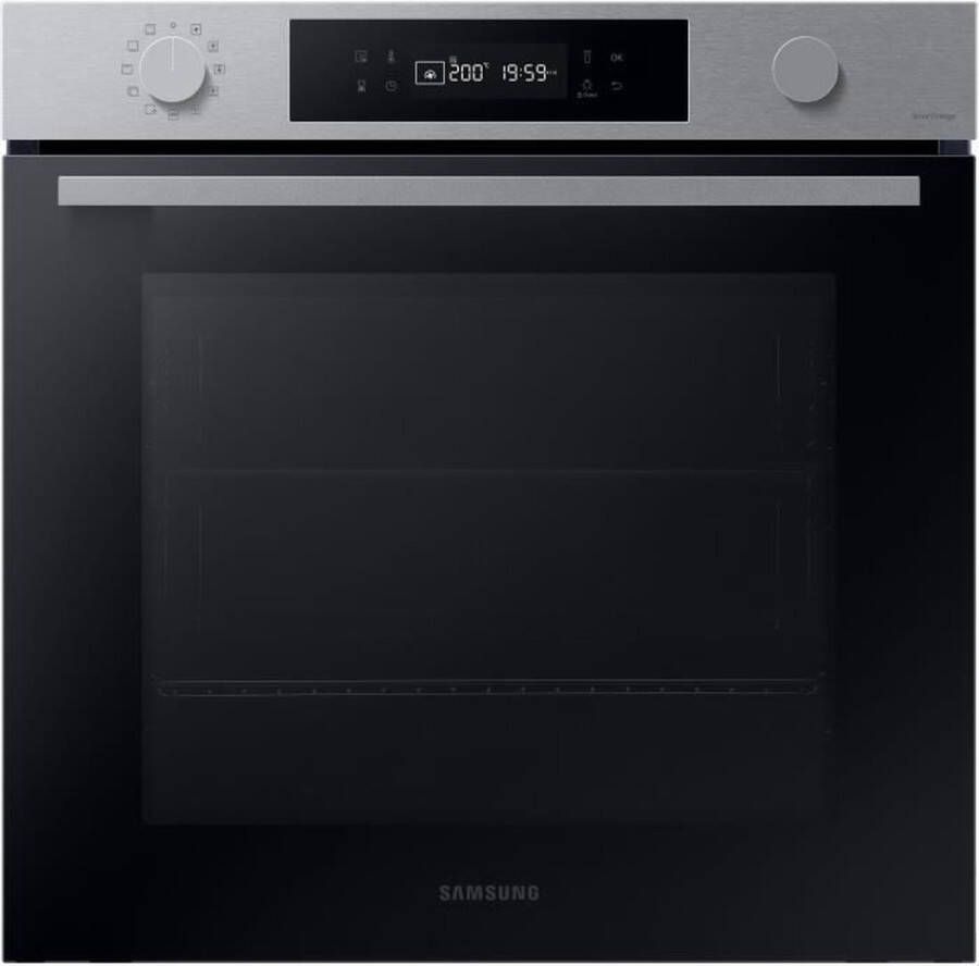 Samsung Gebouwd -in oven enkele ventilator multifuncties pyrolyse nv7b41301As roestvrij staal verbonden