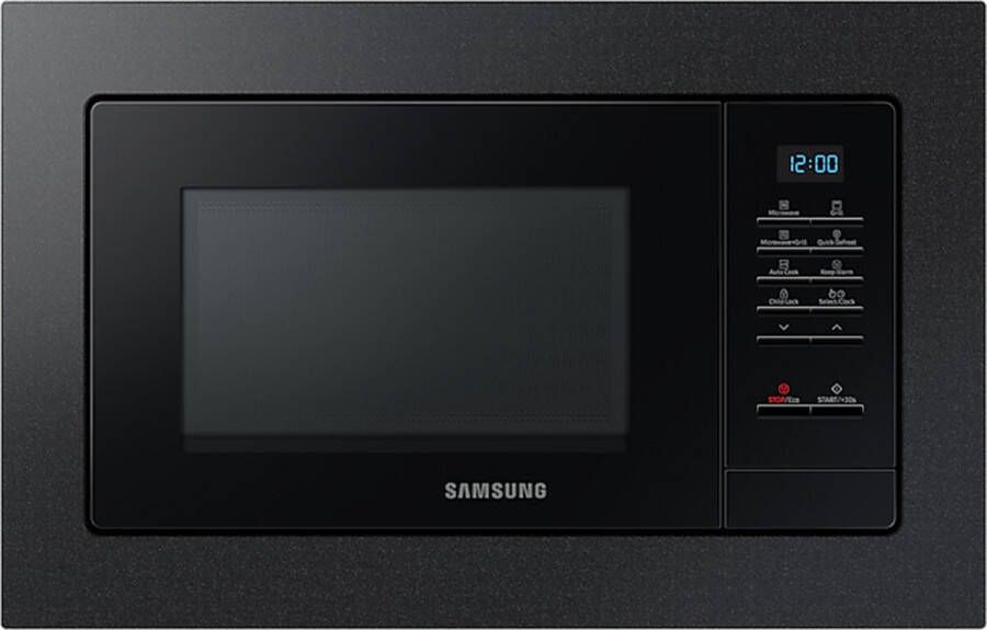 Samsung Grill Microwave 20L draaitafel draaien 25 5 Deconsselation Quick ontdooid