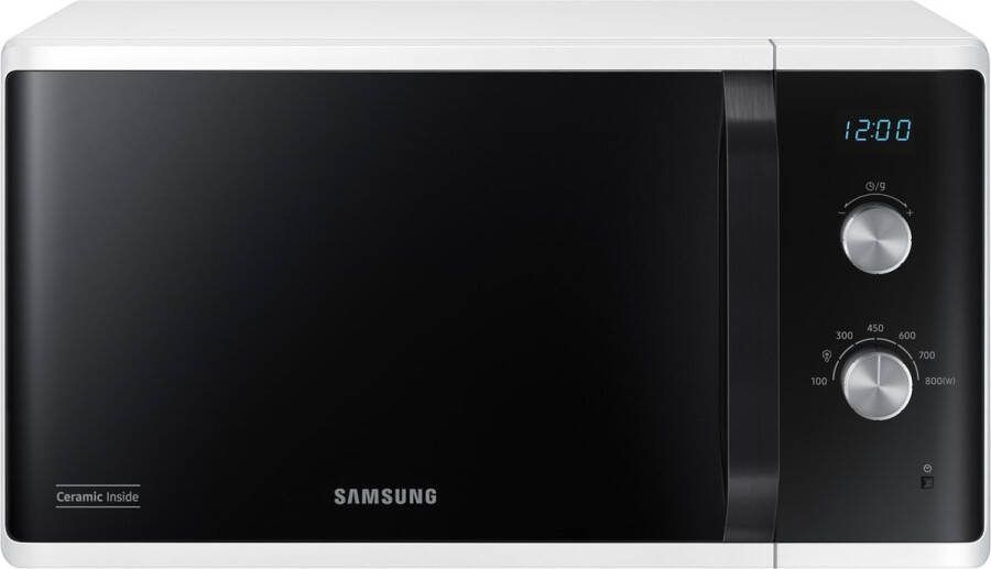 Samsung MS23K3614AW Aanrecht Solo-magnetron 23 l 800 W Zwart Wit