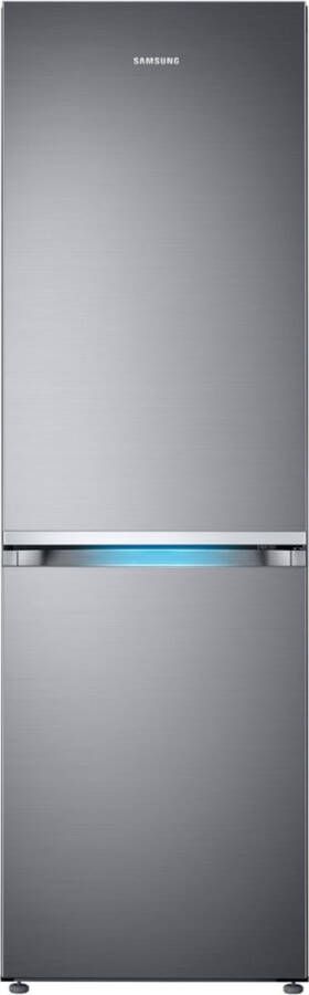 Samsung RB33R8737S9 koel-vriescombinatie Vrijstaand 346 l E Geborsteld staal